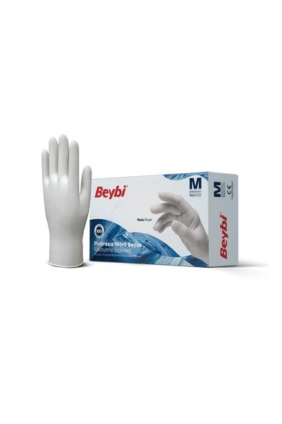 MDXDRE5CBQ M-KTBeybi Pudrasız Beyaz Nitril Muayene Eldiveni - 100'lük Kutu M - KutuBeybi Pudrasız Beyaz Nitril Muayene Eldiveni - 100lük Kutu M{ubercoelektromarket}
