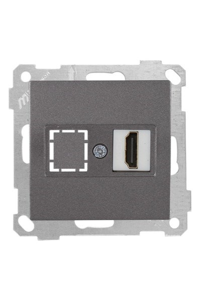 2100 457 0195Candela Mek+Tuş 1*Hdmı Priz - FümeCandela Mek+Tuş 1*Hdmı Priz - Füme | MUTLUSAN{ubercoelektromarket}