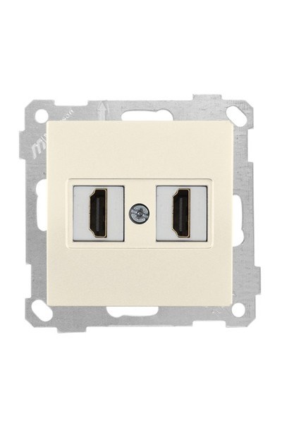 2100 458 0102Candela Mek+Tuş 2*Hdmı Priz - KremCandela Mek+Tuş 2*Hdmı Priz - Krem | MUTLUSAN{ubercoelektromarket}