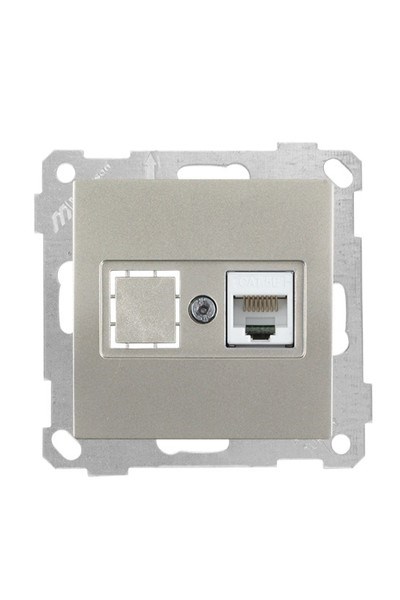 2100 136 0183Candela Mek+Tuş Data Prizi 1*Rj45 (Cat5E) - TitanyumCandela Mek+Tuş Data Prizi 1*Rj45 - Titanyum | MUTLUSAN{ubercoelektromarket}