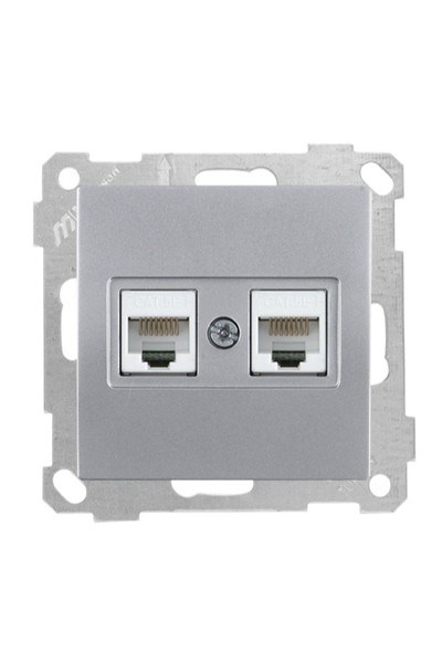 2100 138 0182Candela Mek+Tuş Data Prizi 2*Rj45 (Cat5E) - İnoxCandela Mek+Tuş Data Prizi 2*Rj45 (Cat5E) - İnox | MUTLUSAN{ubercoelektromarket}