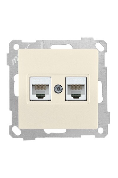 2100 138 0102Candela Mek+Tuş Data Prizi 2*Rj45 (Cat5E) - KremCandela Mek+Tuş Data Prizi 2*Rj45 (Cat5E) - Krem | MUTLUSAN{ubercoelektromarket}