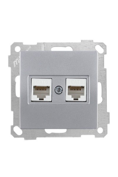 2100 141 0182Candela Mek+Tuş Data Prizi 2*Rj45 (Cat6) - İnoxCandela Mek+Tuş Data Prizi 2*Rj45 (Cat6) - İnox | MUTLUSAN{ubercoelektromarket}