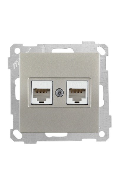 2100 141 0183Candela Mek+Tuş Data Prizi 2*Rj45 (Cat6) - TitanyumCandela Mek+Tuş Data Prizi 2*Rj45 - Titanyum | MUTLUSAN{ubercoelektromarket}
