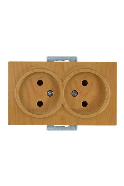2100 201 0258Candela Mek+Tuş İkili Topraksız Priz Porselen - MeşeCandela Mek+Tuş İkili Topraksız Priz Porselen - Meşe |{ubercoelektromarket}