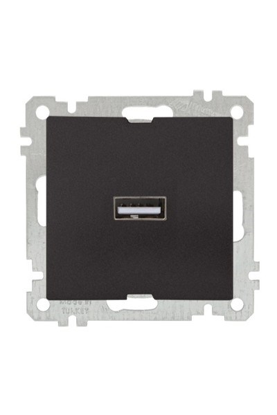 2100 448 0184Candela Mek+Tuş Tekli USB Şarj Prizi - SiyahCandela Mek+Tuş Tekli USB Şarj Prizi - Siyah | MUTLUSAN{ubercoelektromarket}