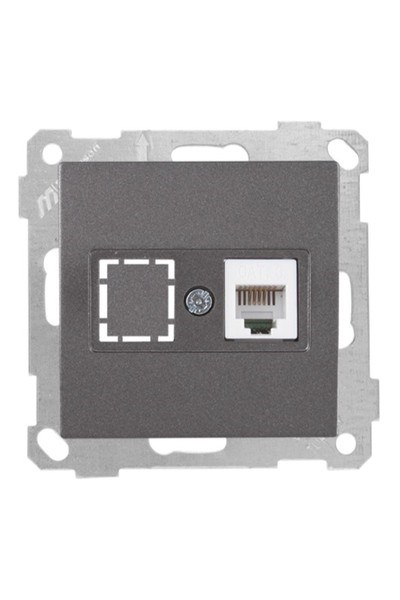 2100 125 0195Candela Mek+Tuş Telefon Prizi 1Xrj11 (Cat3) - FümeCandela Mek+Tuş Telefon Prizi 1Xrj11 - Füme | MUTLUSAN{ubercoelektromarket}