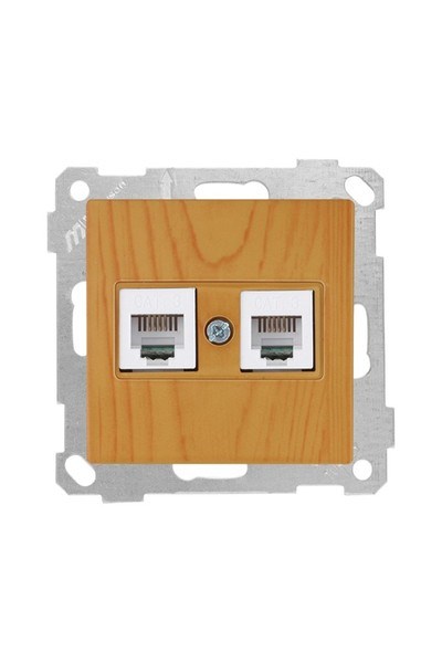 2100 126 0158Candela Mek+Tuş Telefon Prizi 2Xrj11 (Cat3) - MeşeCandela Mek+Tuş Telefon Prizi 2Xrj11 - Meşe | MUTLUSAN{ubercoelektromarket}