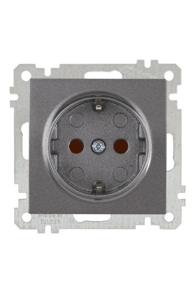 2100 605 0295Candela Mek+Tuş Topraklı Priz Çocuk Korumalı - FümeCandela Mek+Tuş Topraklı Priz Çocuk Korumalı - Füme |{ubercoelektromarket}