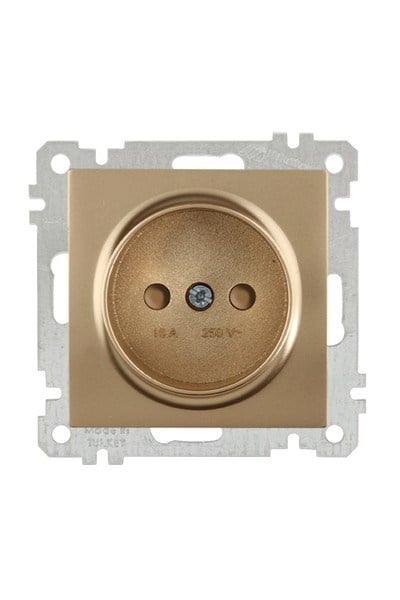 2100 606 0280Candela Mek+Tuş Topraksız Priz Çocuk Korumalı - Antik AltınCandela Mek+Tuş Topraksız Priz Çocuk Korumalı - Antik Altın{ubercoelektromarket}