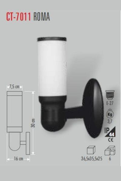 CT-7011ROMA BAHÇE ARMATÜRÜ (APLİK)(E27)CATA CT-7011 ROMA BAHÇE APLİK E27 -- CATA -- ubercoelektromarket