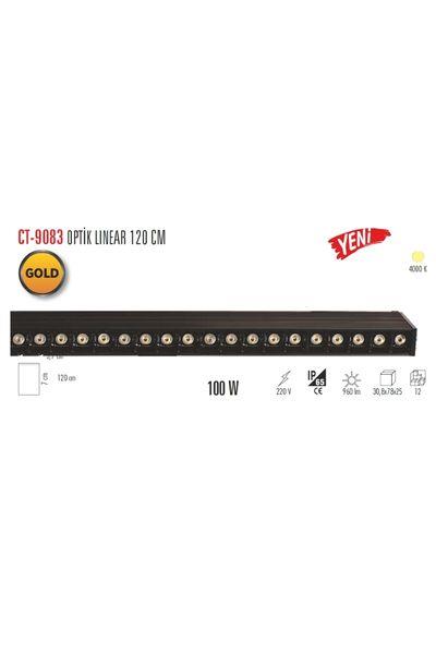 CT-9083100W 120cm Optik Linear Armatür (4000K)CATA CT-9083 100W OPTİK LİNEAR ARMATÜR 4000K -- CATA -- ubercoelektromarket