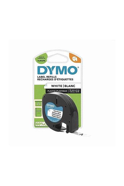 Dymo LetraTag Plastik Şerit 12 mm x 4 Mt Beyaz 59422