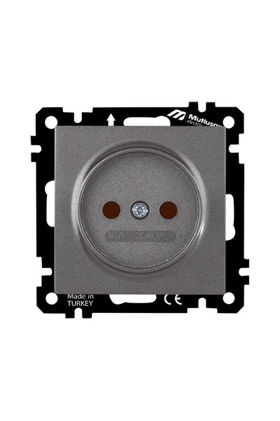 2270 606 0295Mutlusan Elitra Plus Mek+Tuş Topraksız Priz Çocuk Korumalı - FümeElitra Plus Mek+Tuş Topraksız Priz Çocuk Korumalı - Füme{ubercoelektromarket}