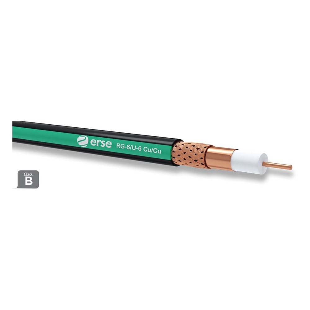 ERSE FDER017700100102WErse COAXIAL RG 6/U-6 Cu/Cu Class B PVC Koaksiyel (Anten) KablosuErse COAXIAL RG 6-U-6 Cu-Cu Class B PVC Koaksiyel Kablosu{ubercoelektromarket}