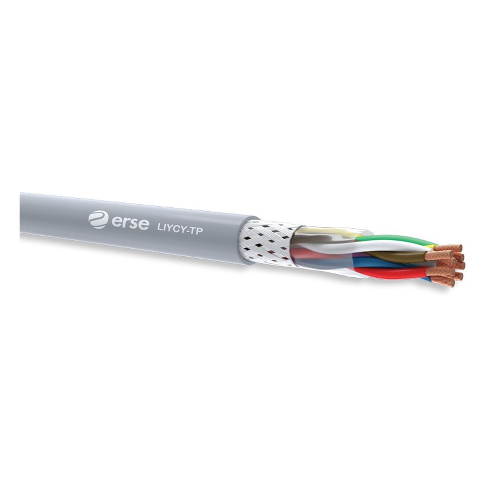 ERSE 321275083Erse LIYCY-TP 8x2x0,75 Sinyal (Blendajlı) KablosuErse LIYCY-TP 8x2x0,75 Sinyal Kablosu Ekranlı Sinyal{ubercoelektromarket}