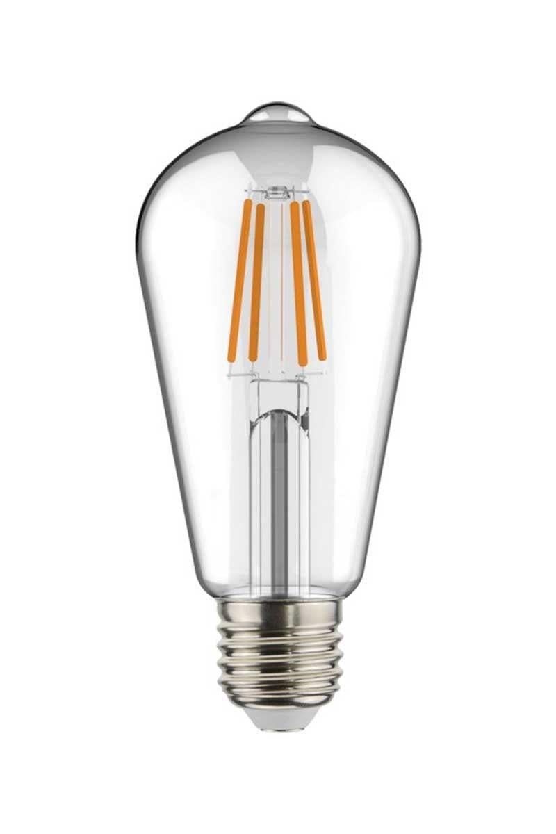 Global KES515 8W E27 6500K Beyaz ST64 Flamanlı Led Ampul