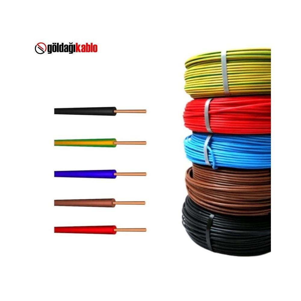 Göldağı NYA 1x1,5mm² Kırmızı Renk Kablo