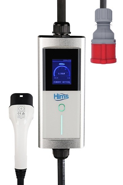 HIMS HCTK-22-G-TFHims HCTK-22-G-TF 22kW Tip 2 Soketli Sanayi Tipi Konnektörlü Taşınabilir Elektrikli Araç Şarj CihazıHims HCTK-22-G-TF 22kW Tip 2 Soketli Sanayi Tipi{ubercoelektromarket}