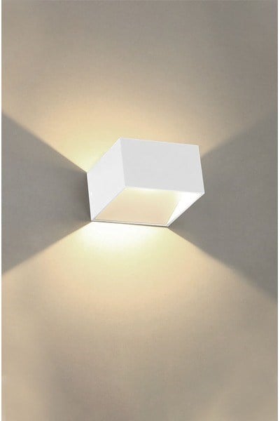 029-007-0008 BHoroz 029-007-0008 Truva 8W Led Duvar Armatür Beyaz 4200K Ilık Beyaz 100-240VHoroz 029-007-0008 Truva 8W Led Duvar Armatür Beyaz 4200K Ilık{ubercoelektromarket}