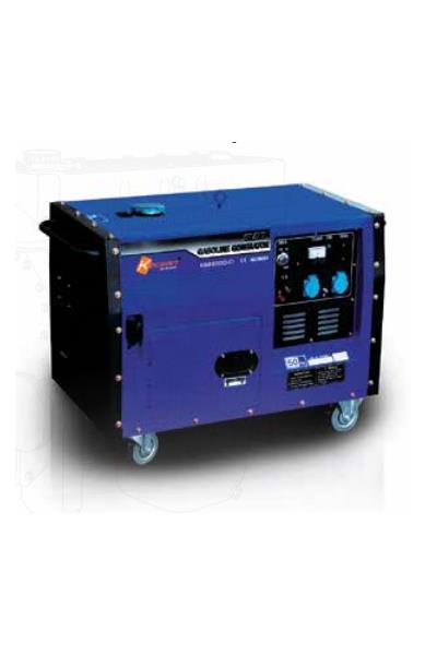 Koçsan Benzinli Portatif Jeneratör (Kabinli-Sessiz) 6kvA 230V