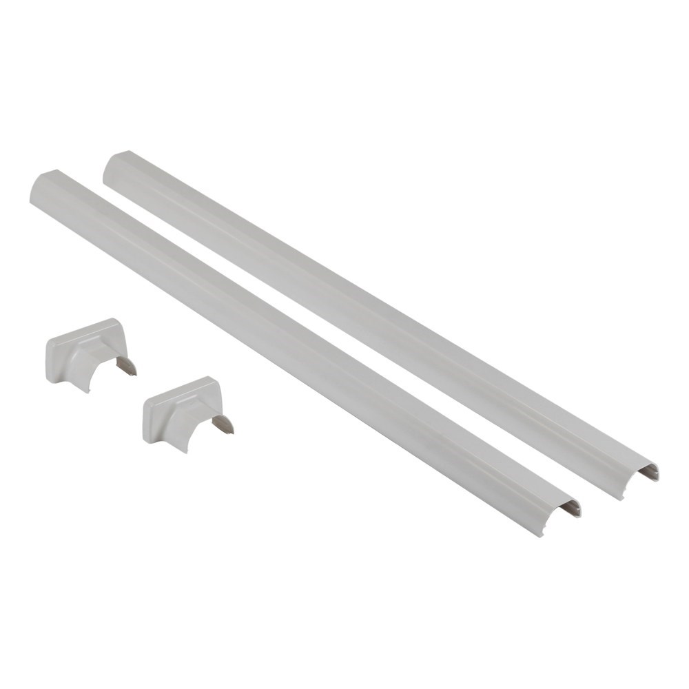 LEGRAND 653067Legrand Bir veya iki bölmeli kaidesiz sütunlar için teleskobik sabitleme çubuğu sonlandırma kiti, alüminyumLegrand 2 adet PVC kapak 1 adet PVC gövde - Alüminyum{ubercoelektromarket}