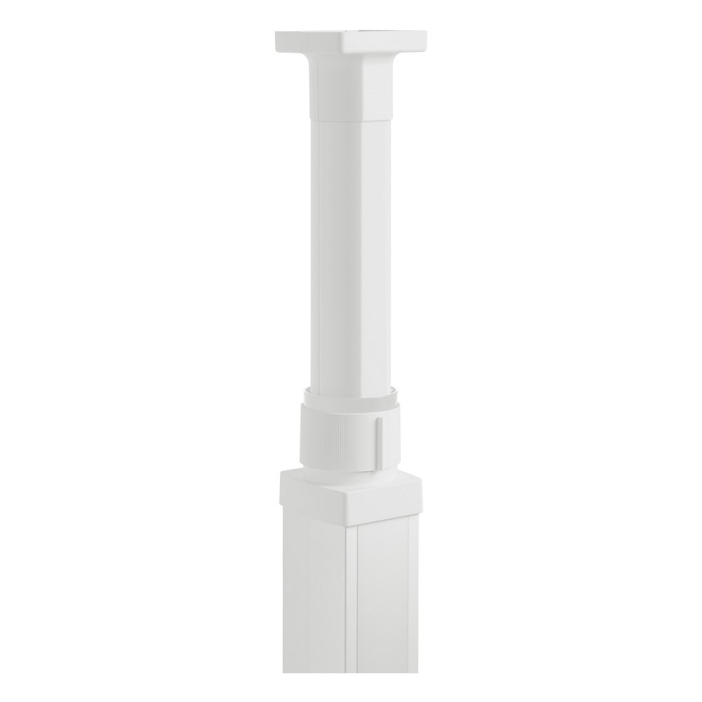 LEGRAND 653066Legrand Bir veya iki bölmeli kaidesiz sütunlar için teleskobik sabitleme çubuğu sonlandırma kiti, beyazLegrand 2 adet PVC kapak 1 adet PVC gövde - Beyaz{ubercoelektromarket}