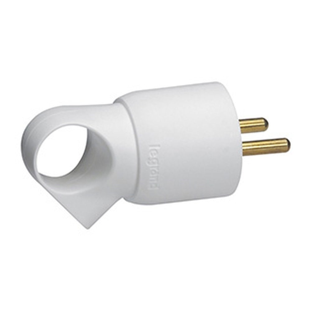 LEGRAND 050103Legrand Beyaz renk fransız standartı UPS erkek fişLegrand 2P + T, - Fiş - Beyaz{ubercoelektromarket}