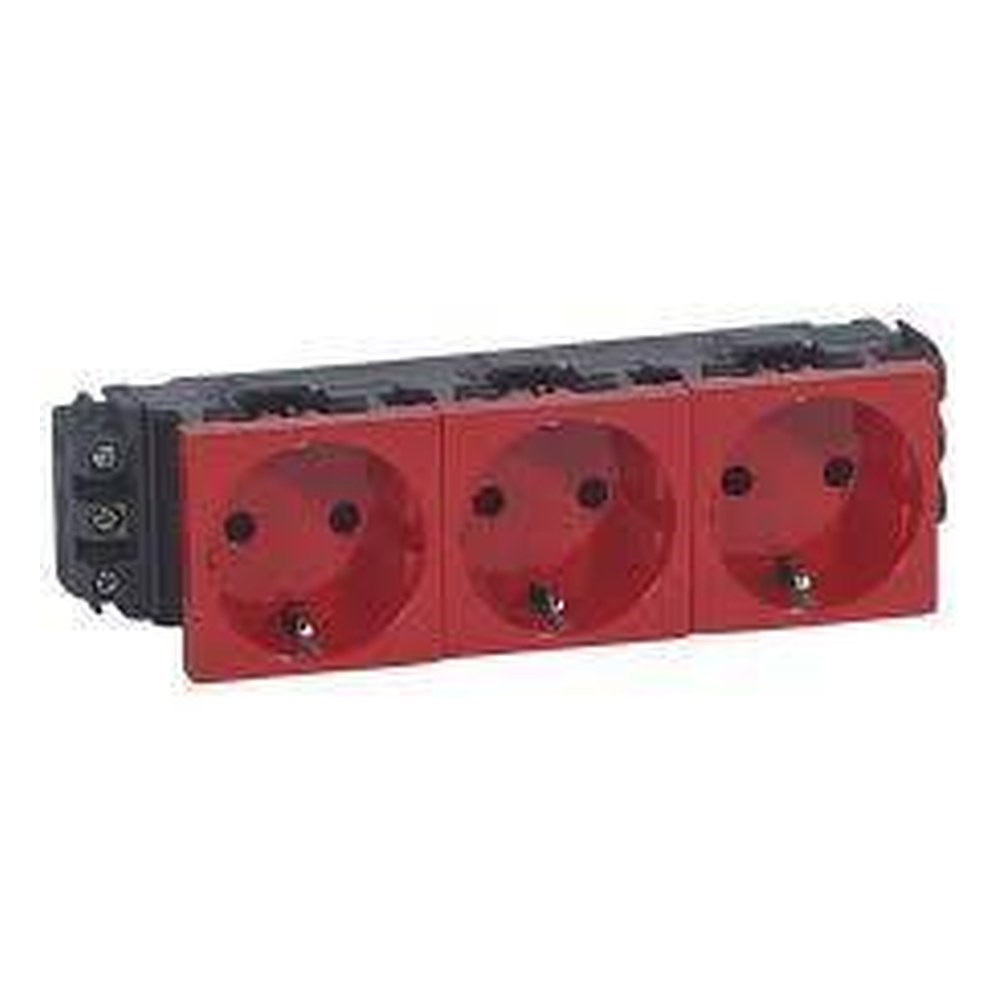LEGRAND 077613Legrand Alman STD. Vida Bağlantılı “DLP” Prizler - 3 x 