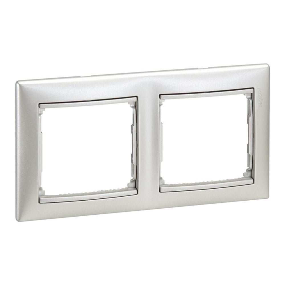 LEGRAND 770152Legrand Alüminyum Çerçeveler - İkili YatayLegrand Alüminyum Çerçeveler - İkili Yatay{ubercoelektromarket}