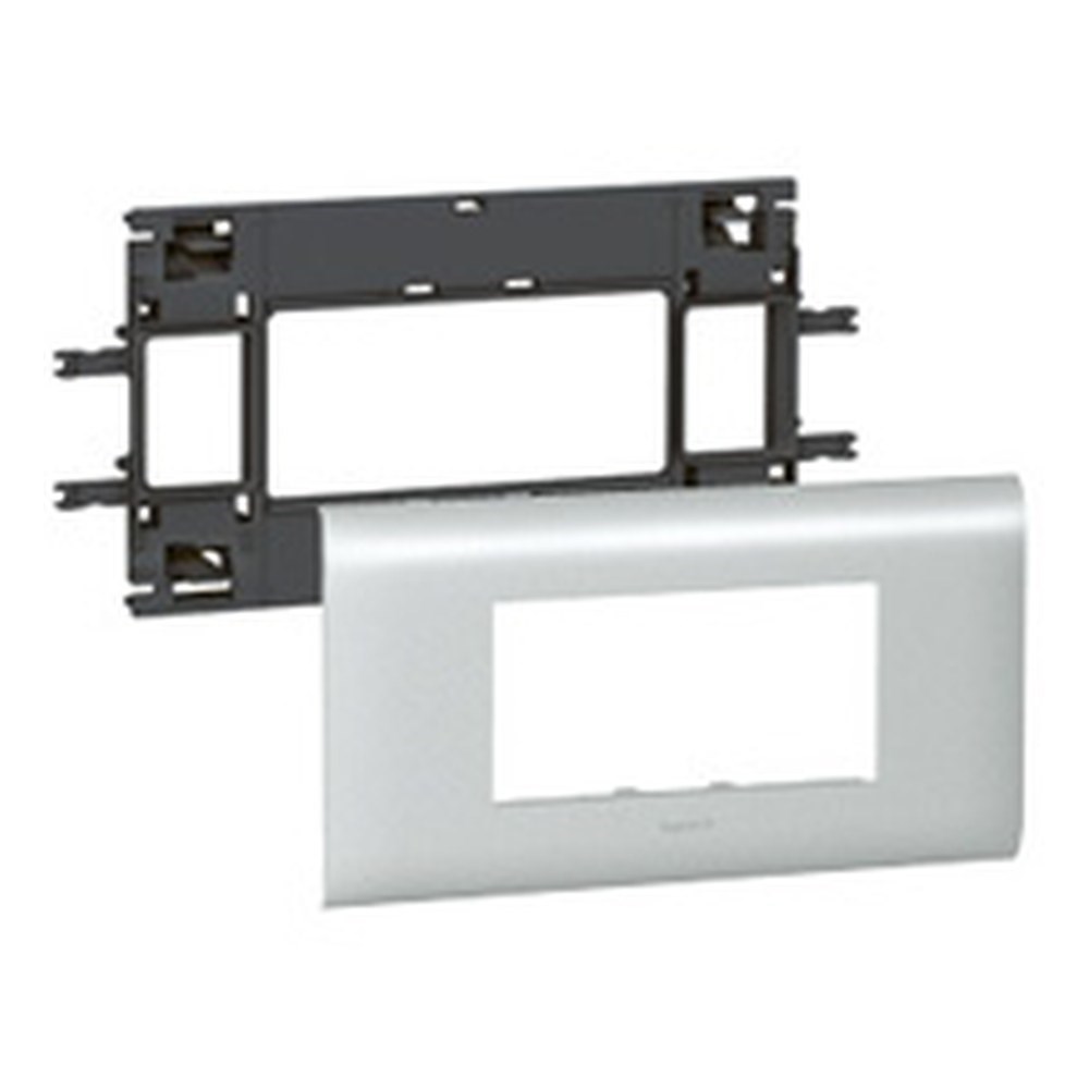 LEGRAND 011214Legrand Alüminyum DLP Gulot Kanalı İçin Sistem Armada Mekanizma Kaidesi - 4 Modül, Kapak Genişliği 85 mmLegrand Alüminyum DLP Gulot Kanalı İçin Sistem Armada{ubercoelektromarket}