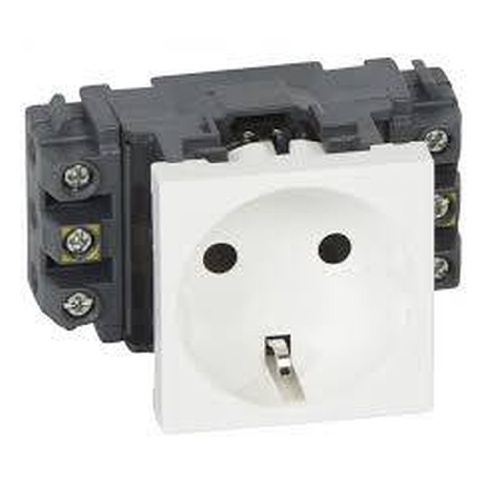 LEGRAND 077601Legrand Alüminyum DLP Gulot Kanalı İçin Sistem Armada Prizi - 2 Modül, 1x2P+T, BeyazLegrand Alüminyum DLP Gulot Kanalı İçin Sistem Armada Prizi{ubercoelektromarket}