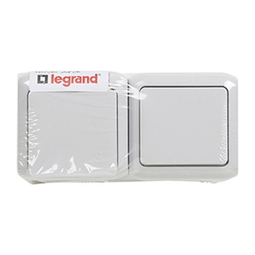 LEGRAND 782391Legrand Forix IP44 serisi Anahtar + Çocuk korumalı topraklı priz, GriLegrand Anahtar + kapaklı çocuk korumalı topraklı priz - Gri{ubercoelektromarket}