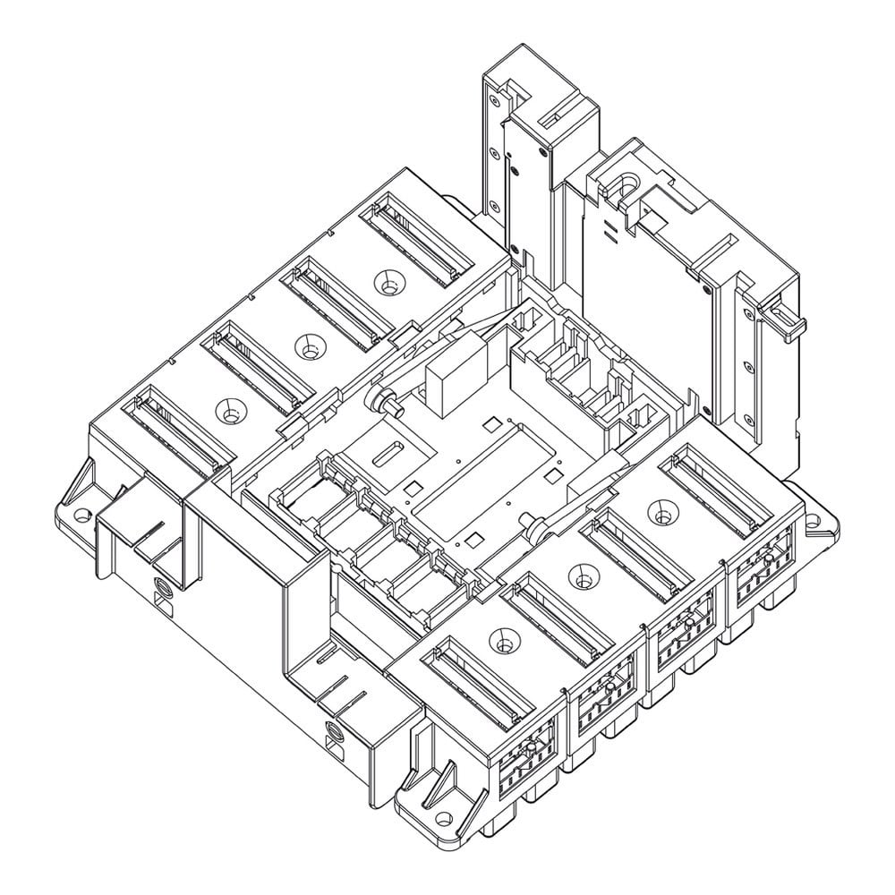 LEGRAND 422589Legrand DPX³ 1600 çekmeceli tip 4P kompakt için arka terminalLegrand Arka terminaller{ubercoelektromarket}