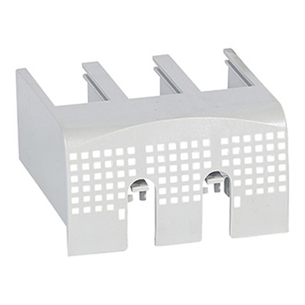 LEGRAND 421050Legrand DPX³ 160 serisi 3 kutup için arkadan bağ. Mühürlenebilir terminal koruyucu kapakLegrand Arkadan bağlantı için terminal koruyucu kapaklar (3{ubercoelektromarket}