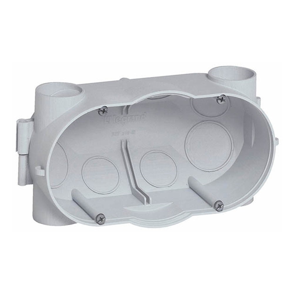 LEGRAND 081942Legrand Batibox Dökme beton için İkili buat - Derinlik: 58 mmLegrand Birleştirilebilir 4 modül{ubercoelektromarket}