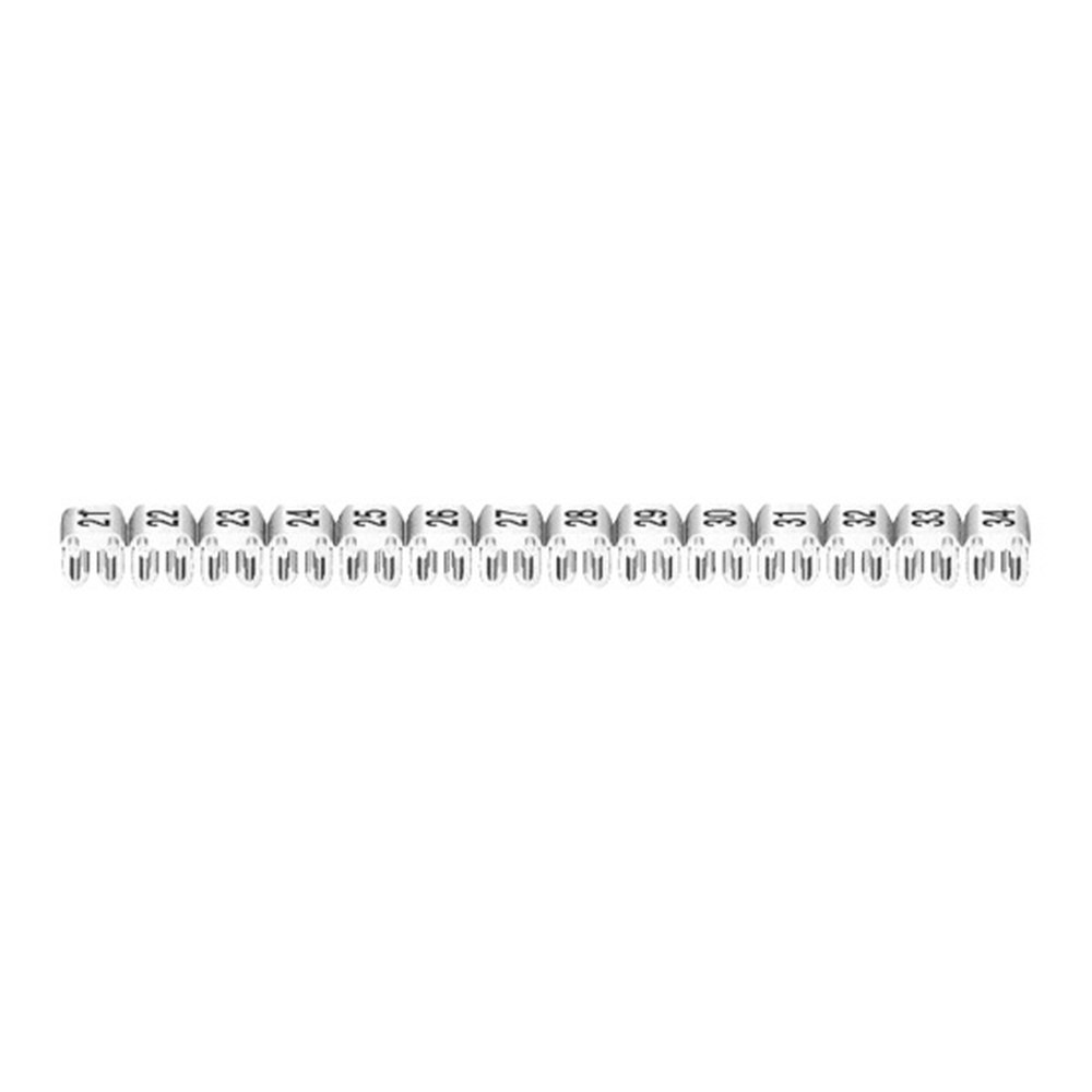 LEGRAND 038151Legrand CAB 3 İşaretleme Sistemi - Kablo ve klemens işaretleme - Rakam 21'den 40'a kadar - Kesit 0,5-1,5 mm²Legrand CAB 3 İşaretleme Sistemi - Kablo ve klemens{ubercoelektromarket}