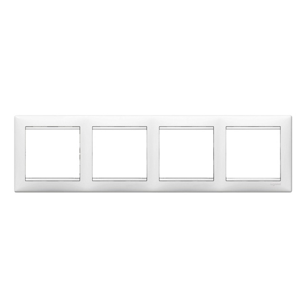 LEGRAND 774454Legrand Çerçeveler - Dörtlü - BeyazLegrand Çerçeveler - Dörtlü - Beyaz{ubercoelektromarket}