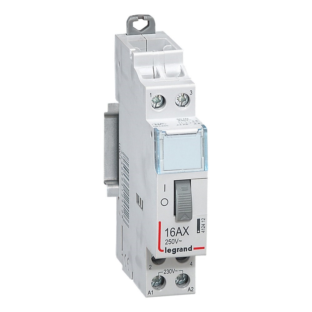 LEGRAND 412412Legrand Darbe akım anahtarı (Telerüptör) 2P 16A 230V kontrol gerilimi 2NA kontaklıLegrand Darbe Akım Anahtarı (Telerüptör) - 2K 16A 230V - 2NA{ubercoelektromarket}