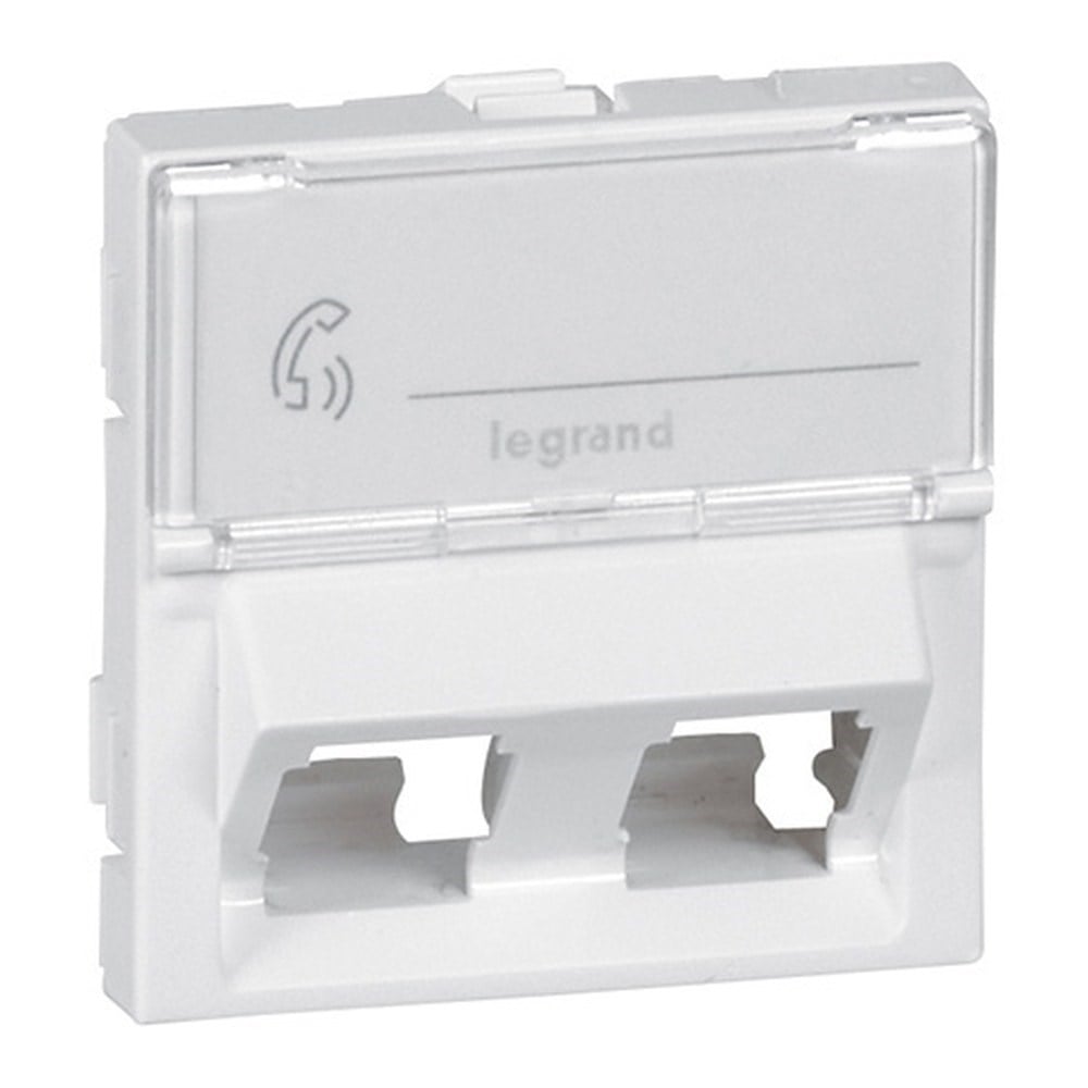LEGRAND 078613Legrand Data Prizi, Keystone Adaptör, 2 Çıkışlı, 45°, 2M, BeyazLegrand Data Prizi, Keystone Adaptör, 2 Çıkışlı, 45°, 2M{ubercoelektromarket}