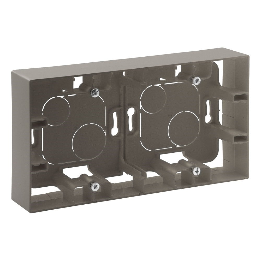LEGRAND 768548Legrand Diğer Ürünler - İkili sıva üstü kasa - BronzLegrand Diğer Ürünler - İkili sıva üstü kasa - Bronz{ubercoelektromarket}
