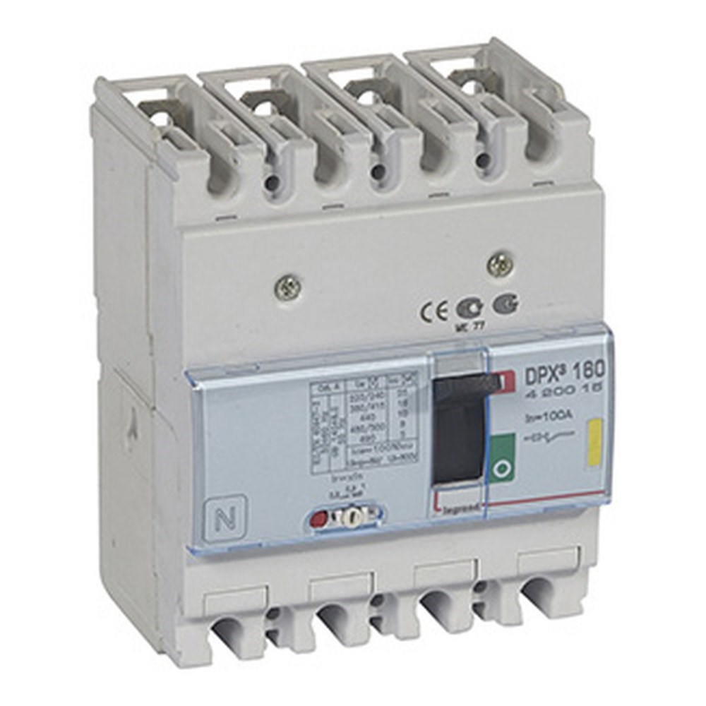 LEGRAND 420015Legrand DPX3 160 Kompakt Şalter - Termik manyetik - 4 kutup - Icu(kA) 16 - In(A) 100Legrand DPX3 160 Kompakt Şalter - Termik manyetik - 4 kutup{ubercoelektromarket}
