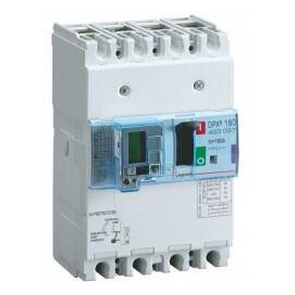 LEGRAND 420037Legrand DPX3 160 Kompakt Şalter - Termik manyetik - 4 kutup - Entegre kaçak akım modüllü - Icu(kA) 16 - In(A) 160Legrand DPX3 160 Kompakt Şalter - Termik manyetik - 4 kutup{ubercoelektromarket}