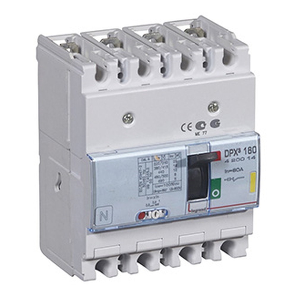 LEGRAND 420014Legrand DPX3 160 Kompakt Şalter - Termik manyetik - 4 kutup - Icu(kA) 16 - In(A) 80Legrand DPX3 160 Kompakt Şalter - Termik manyetik - 4 kutup{ubercoelektromarket}