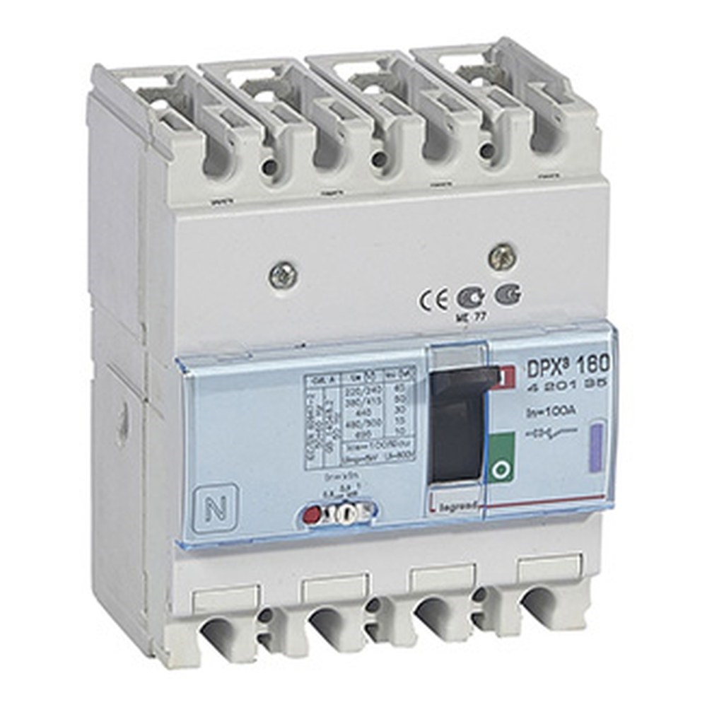 LEGRAND 420135Legrand DPX3 160 Kompakt Şalter - Termik manyetik - 4 kutup - Icu(kA) 50 - In(A) 100Legrand DPX3 160 Kompakt Şalter - Termik manyetik - 4 kutup{ubercoelektromarket}