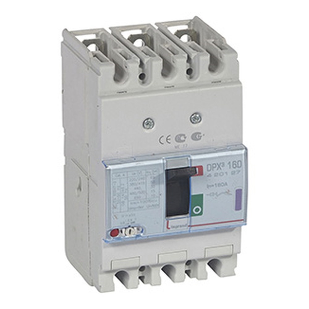 LEGRAND 420127Legrand DPX3 160 Kompakt Şalter - Termik manyetik - 3 kutup - Icu(kA) 50 - In(A) 160Legrand DPX3 160 Kompakt Şalter - Termik manyetik - 3 kutup{ubercoelektromarket}