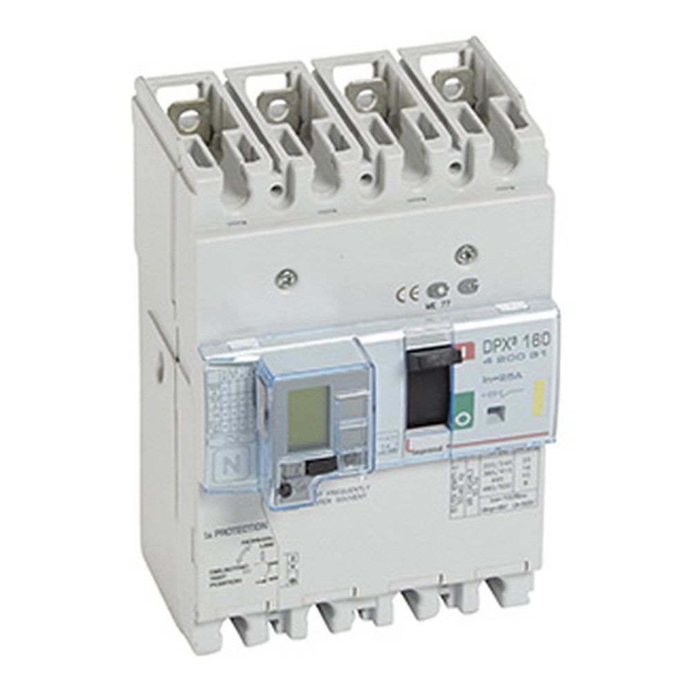 LEGRAND 420032Legrand DPX3 160 Kompakt Şalter - Termik manyetik - 4 kutup - Entegre kaçak akım modüllü - Icu(kA) 16 - In(A) 40Legrand DPX3 160 Kompakt Şalter - Termik manyetik - 4 kutup{ubercoelektromarket}