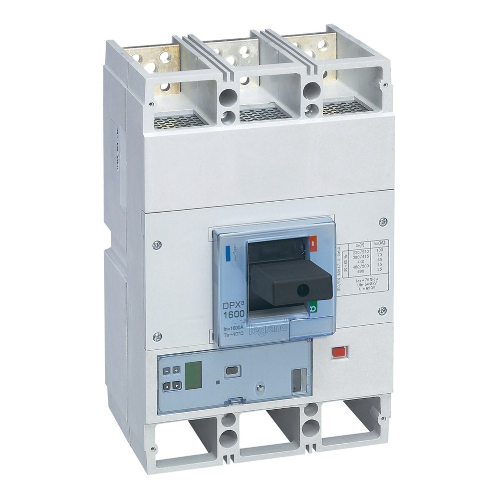 LEGRAND 422315Legrand DPX3 1600 Kompakt Şalter - Elektronik S2 Versiyon - 3 kutup - Icu(kA) 50 - In(A) 1600Legrand DPX3 1600 Kompakt Şalter - Elektronik S2 Versiyon{ubercoelektromarket}