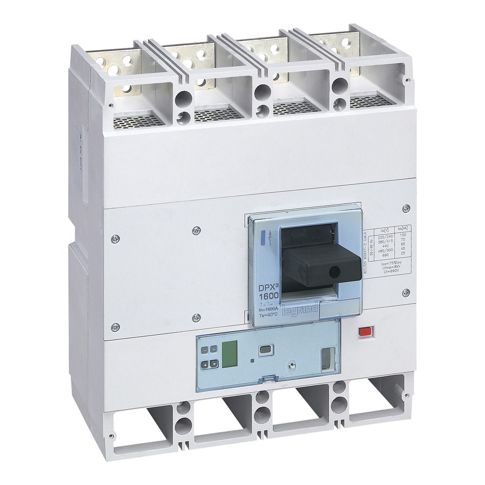 LEGRAND 422342Legrand DPX3 1600 Kompakt Şalter - Elektronik S2 Versiyon - 4 kutup - Icu(kA) 100 - In(A) 800Legrand DPX3 1600 Kompakt Şalter - Elektronik S2 Versiyon{ubercoelektromarket}