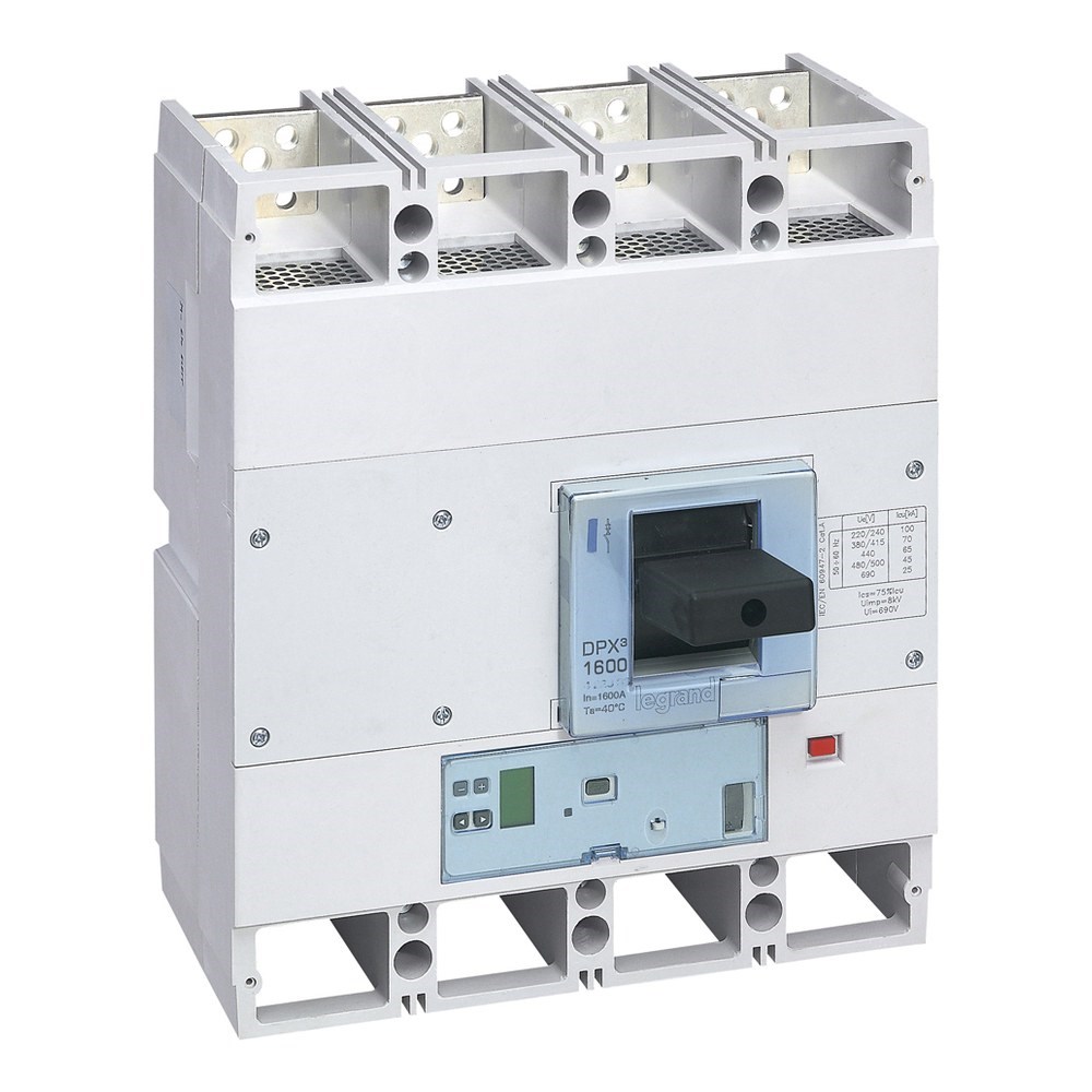 LEGRAND 422319Legrand DPX3 1600 Kompakt Şalter - Elektronik S2 Versiyon - 4 kutup - Icu(kA) 50 - In(A) 1000Legrand DPX3 1600 Kompakt Şalter - Elektronik S2 Versiyon{ubercoelektromarket}